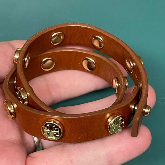 Tory Burch Brown Wrap Bracelet - Picture 7 of 12